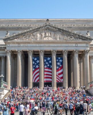 National Archives Building in Washington D.C. - USA